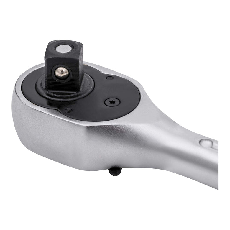 STIER telescopic reversible ratchet 1/2 inch 2-component handle with quick release length