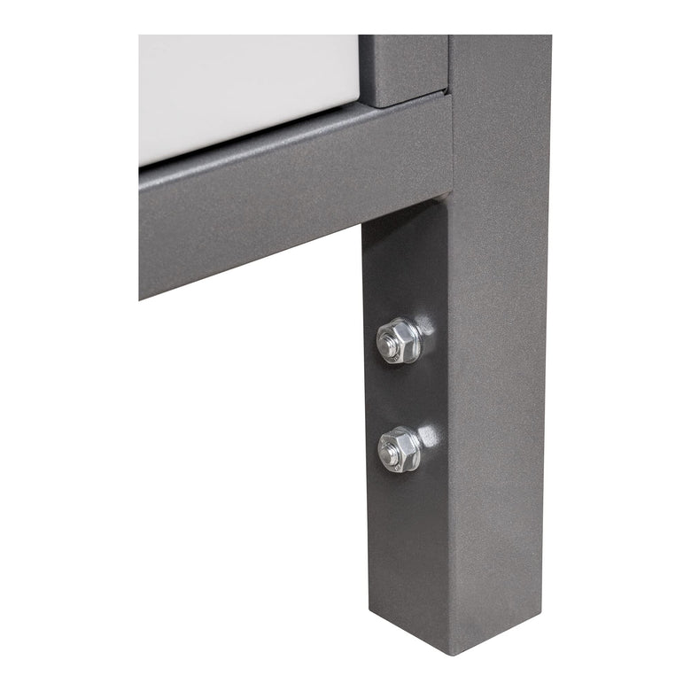 STIER Höhenverstellbare Werkbank Premium mit 6 Schubladen und einem offenen Fach