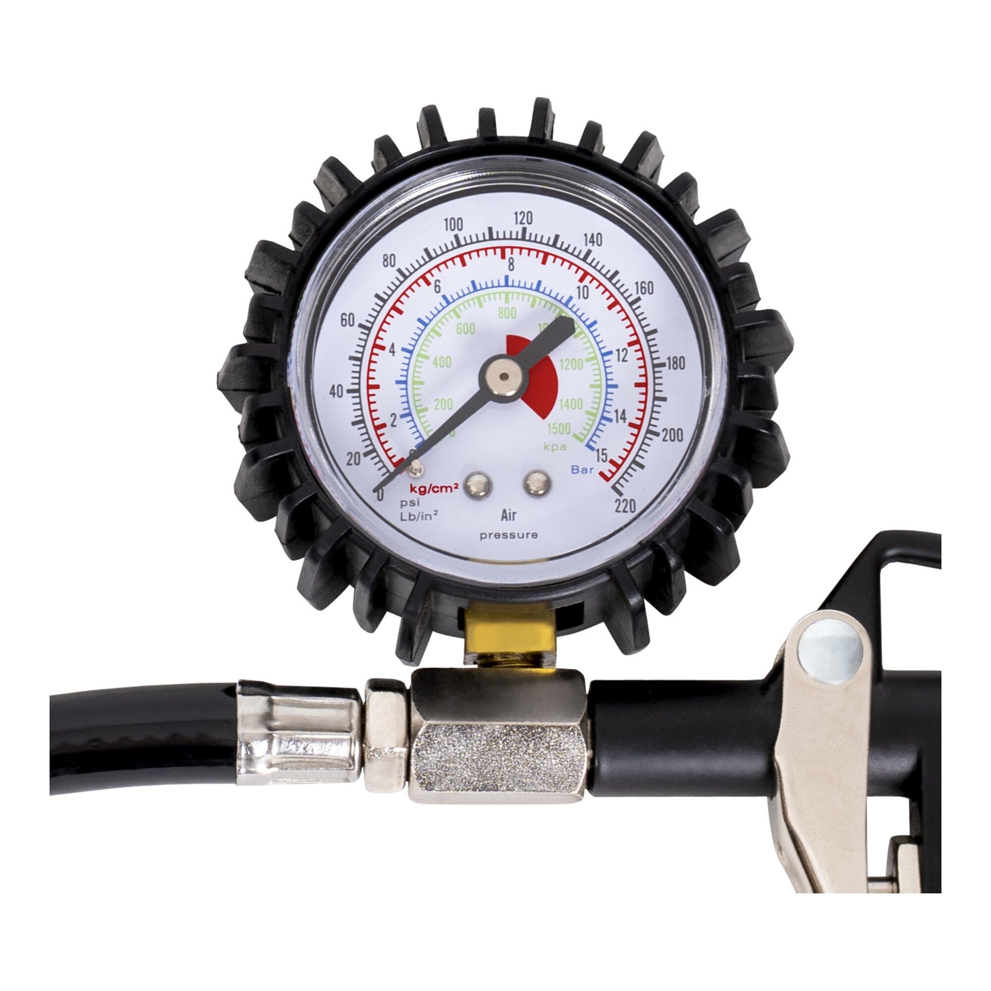 STIER tire pressure gauge SRF measuring range 0 to 15 bar pneumatic tire gauge