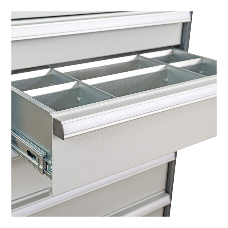 STIER Schubladeneinteilung Metalleinteilung BLH 100/125 mm Innenmaß 600x450 mm