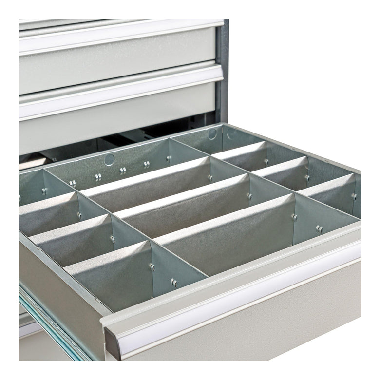 STIER drawer divider metal divider BLH 75 mm internal dimensions 500x450 mm 12