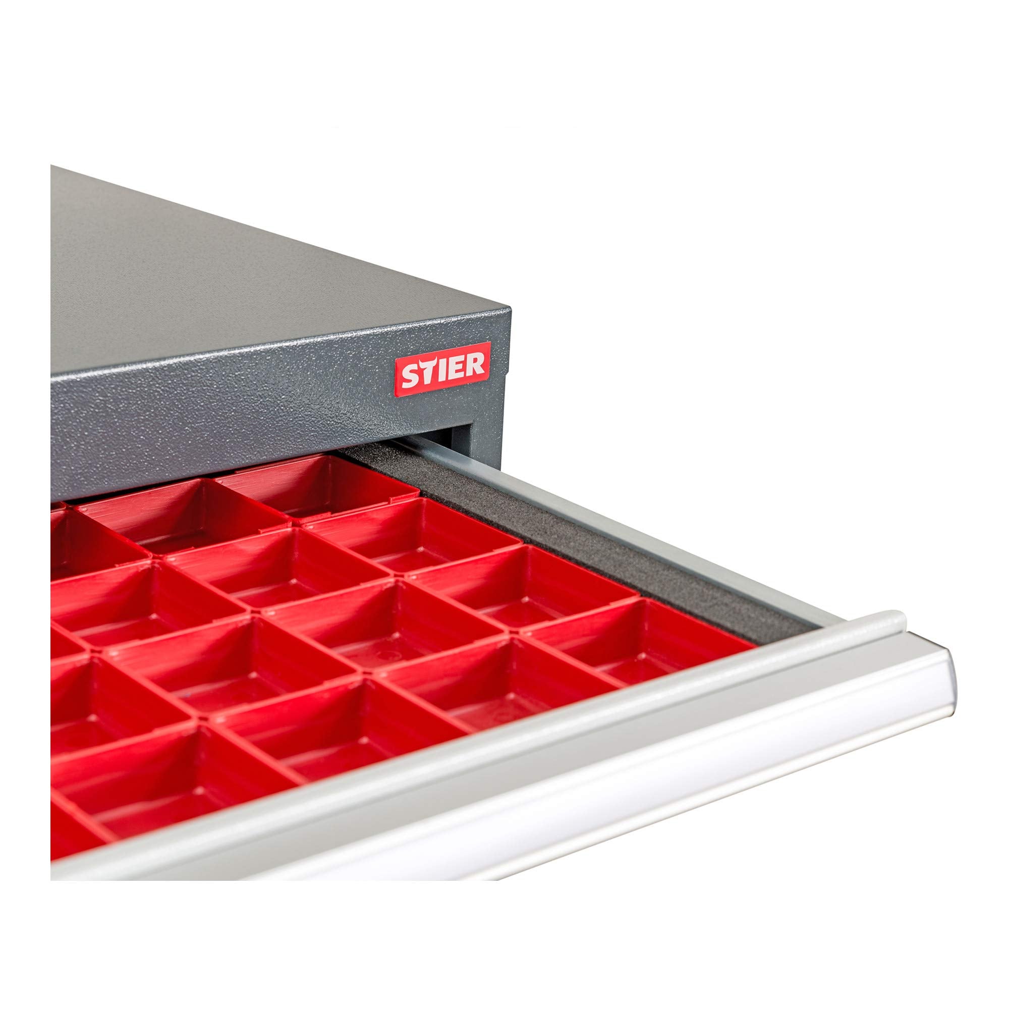 STIER drawer dividers for small parts boxes BLH 50 mm internal dimensions 500x450 mm 18 KTK