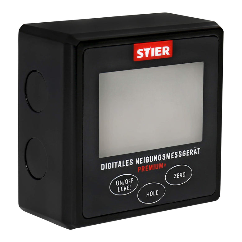 STIER Digital inclinometer equipped with LCD display enables exact