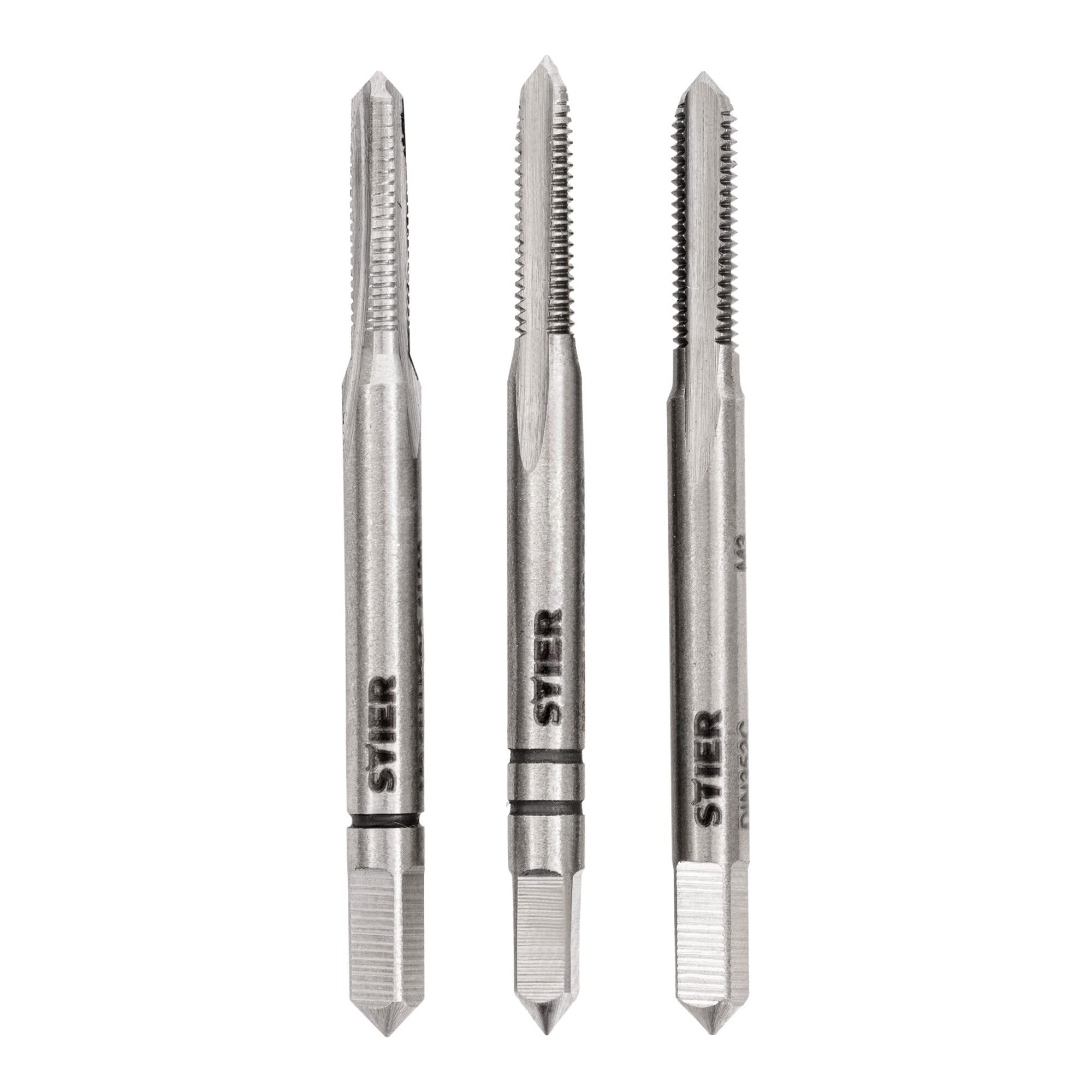 STIER hand tap set 3-piece pre-, middle- and finishing tap