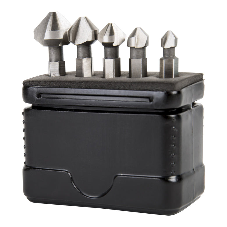 STIER Kegelsenker Set 5-teilig Bit-Schaft 1/4"