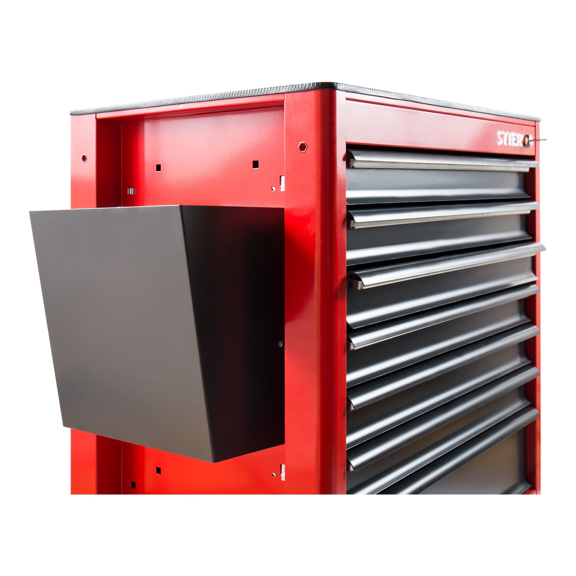 STIER wastepaper basket for the STIER workshop trolley empty color anthracite waste basket