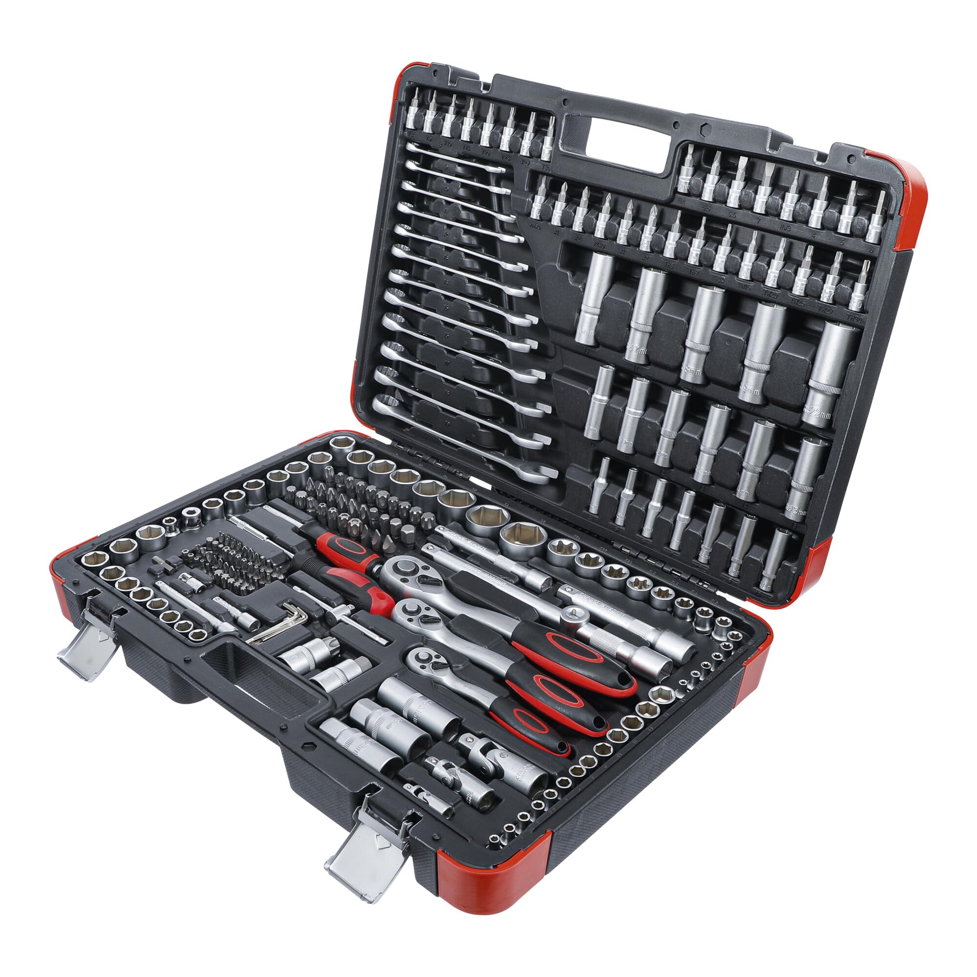 BGS Do it yourself Steckschlüssel-Satz Antrieb 6,3 mm / 10 mm / 12,5 mm 216-tlg.