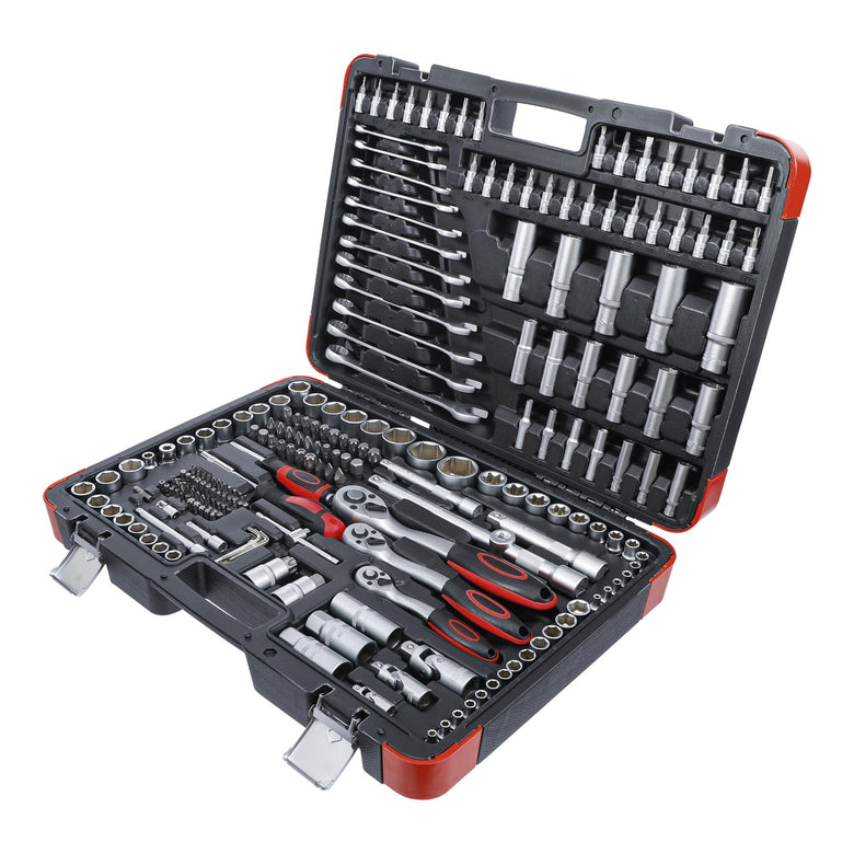 BGS Do it yourself Steckschlüssel-Satz Antrieb 6,3 mm / 10 mm / 12,5 mm 216-tlg.