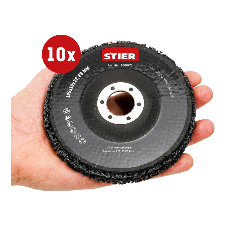 STIER cleaning fleece 125 x 13 x 22.23 mm 10 pieces