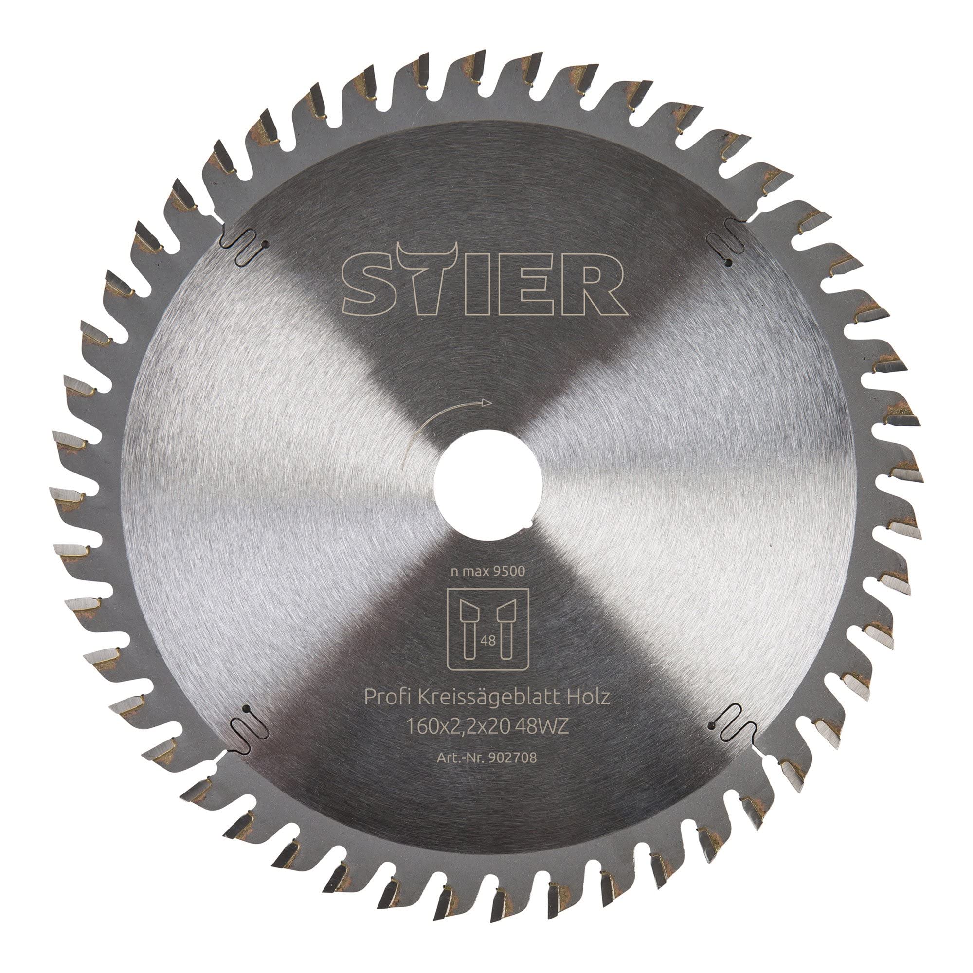 STIER Kreissägeblatt Profi Holz Hartfaserplatten Gispkartonplatten div. Größen