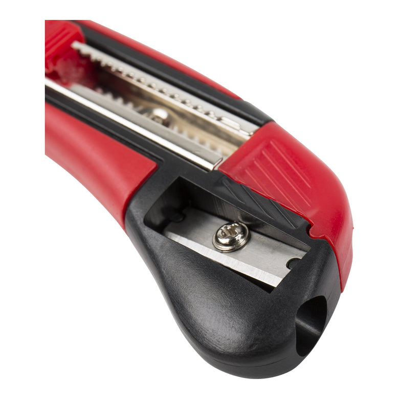 STIER cutter knife 9mm wide with pencil sharpener for cutting cardboard