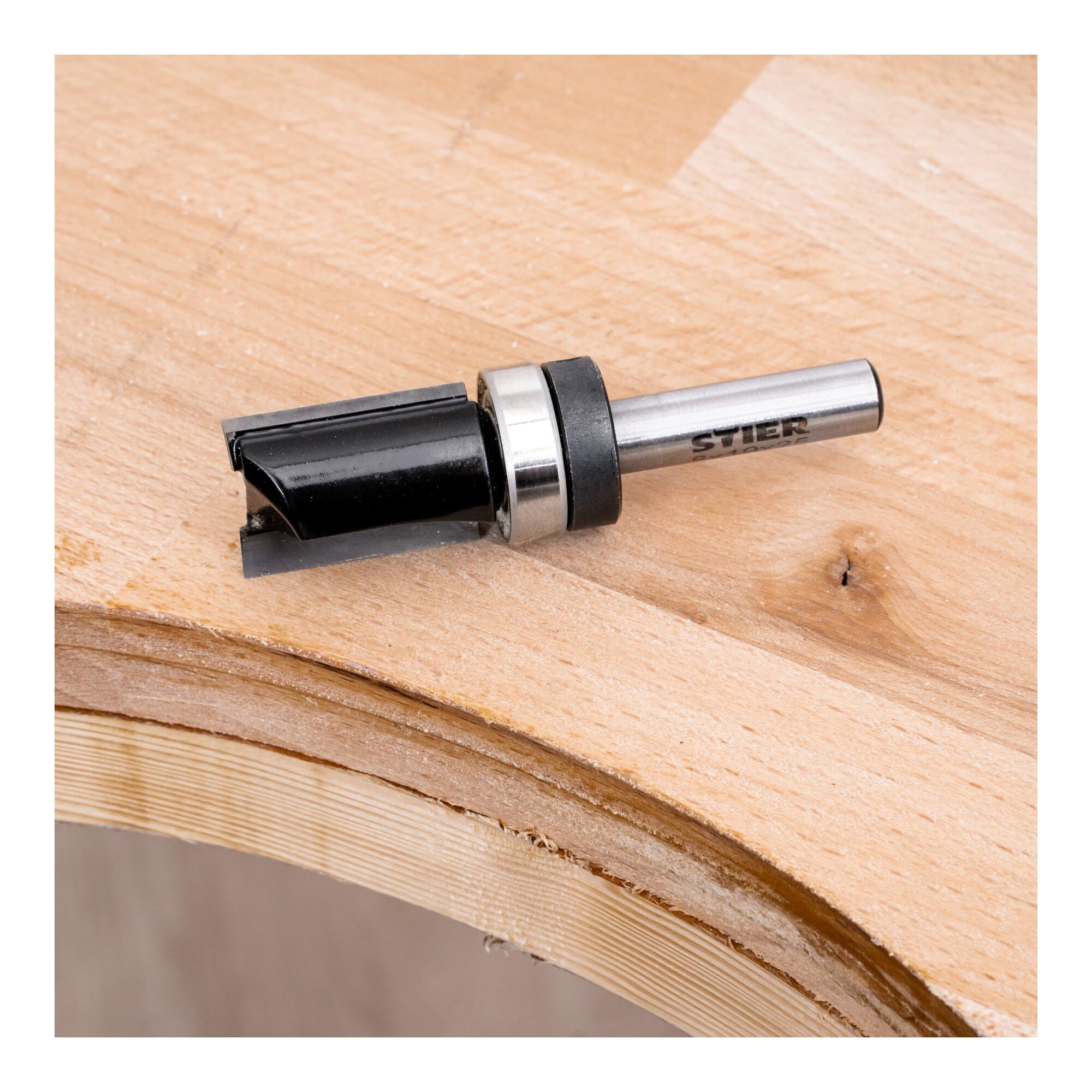 STIER flush cutter with ball bearing hard 8 mm diameter 19 mm working length
