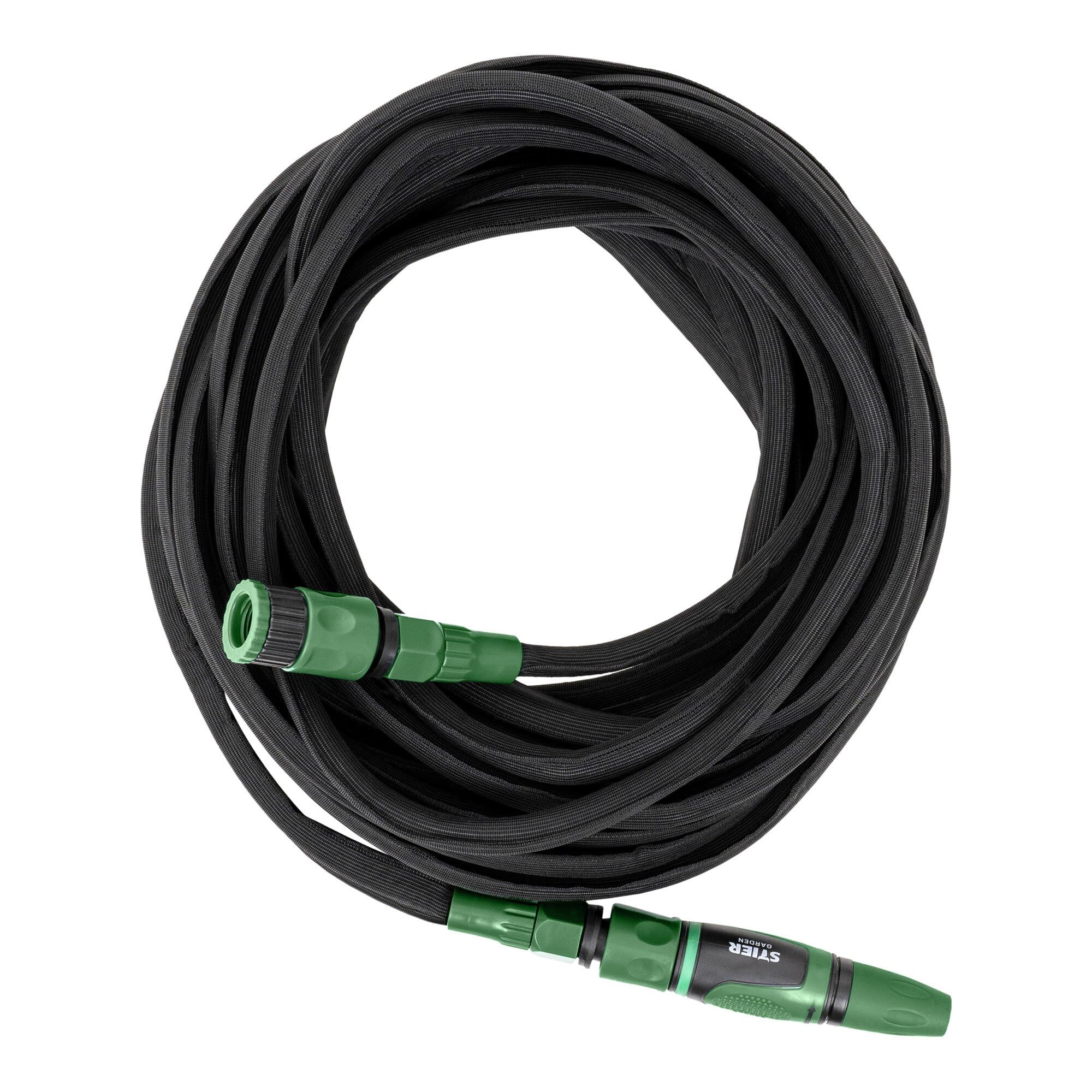 STIER flexibler Gartenschlauch Premium 15m bis 30m Universeller Gartenschlauch