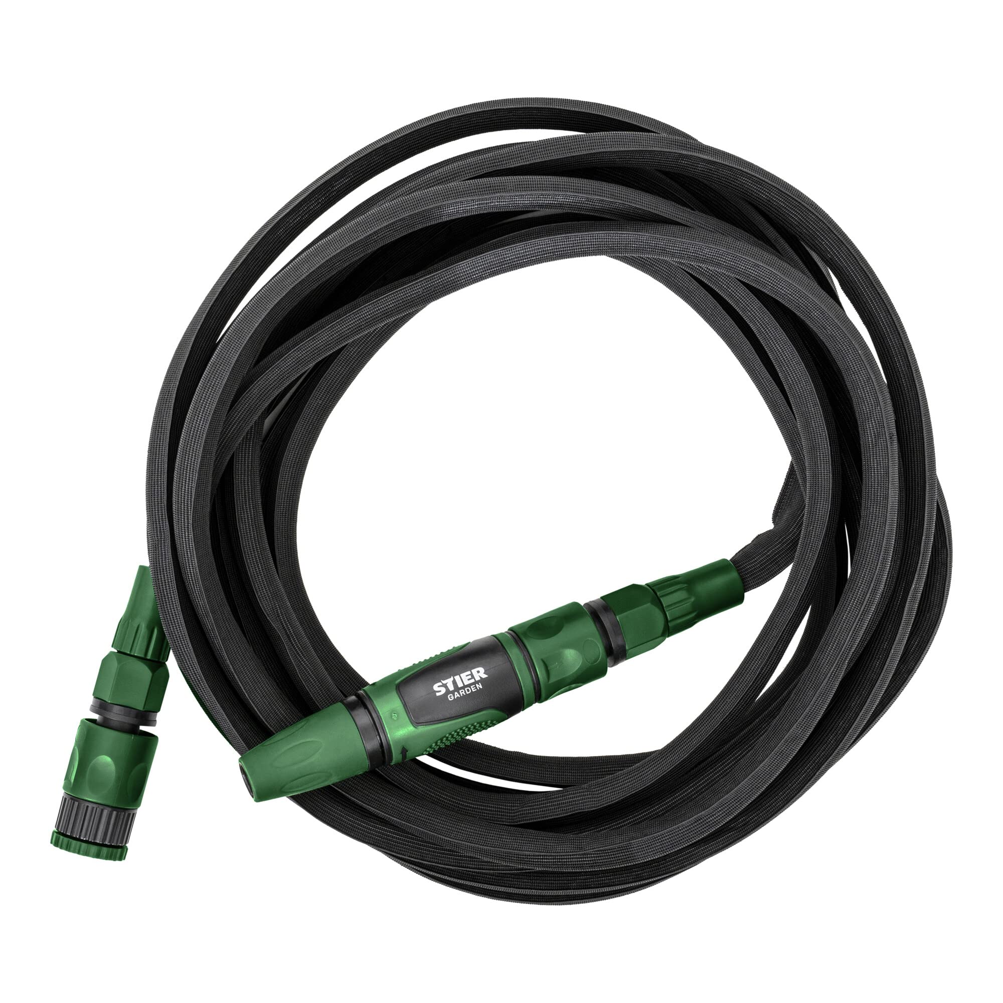 STIER flexibler Gartenschlauch Premium 7,5m bis 15m Universeller Gartenschlauch