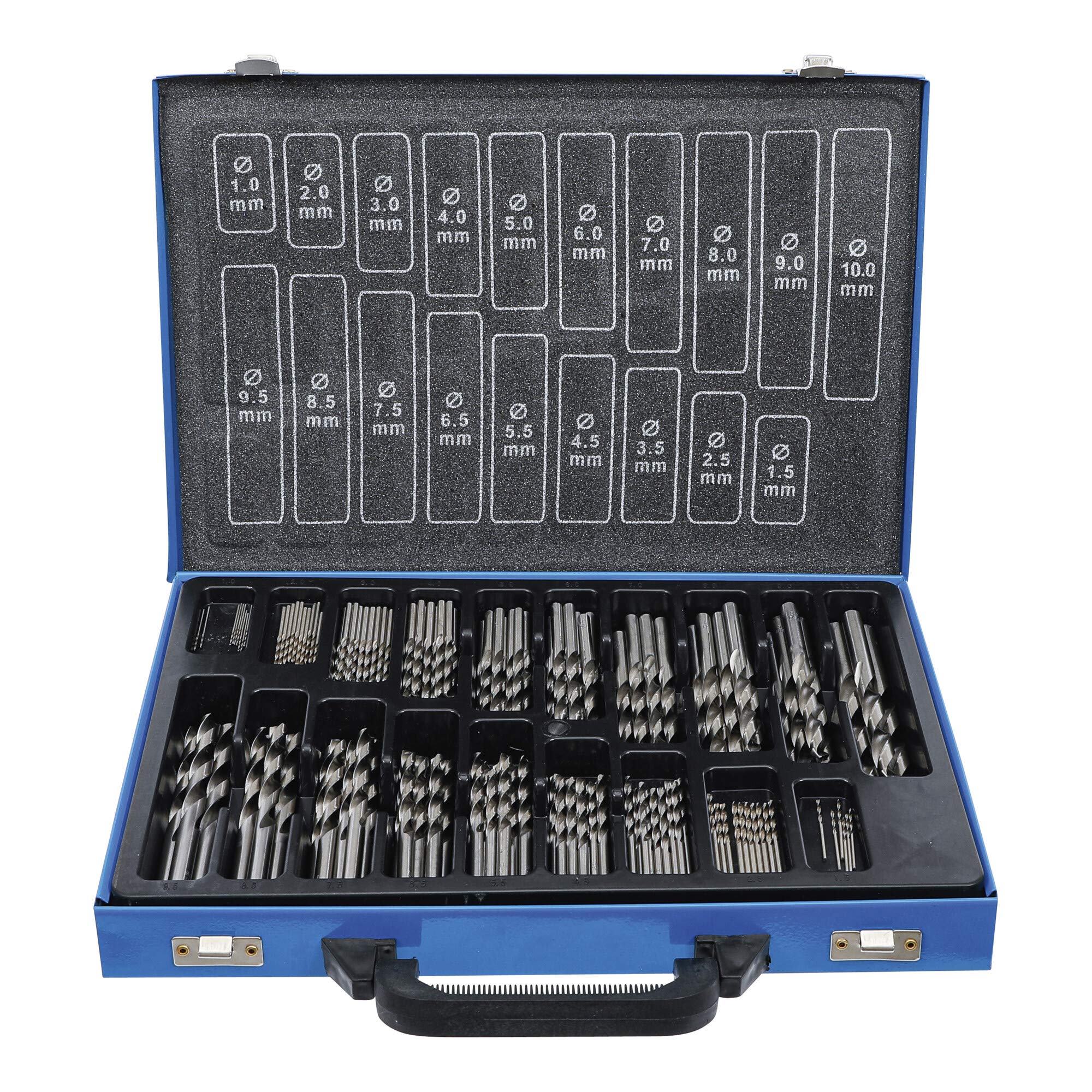 BGS Spiralbohrer-Satz HSS 1 - 10 mm, 170-tlg.