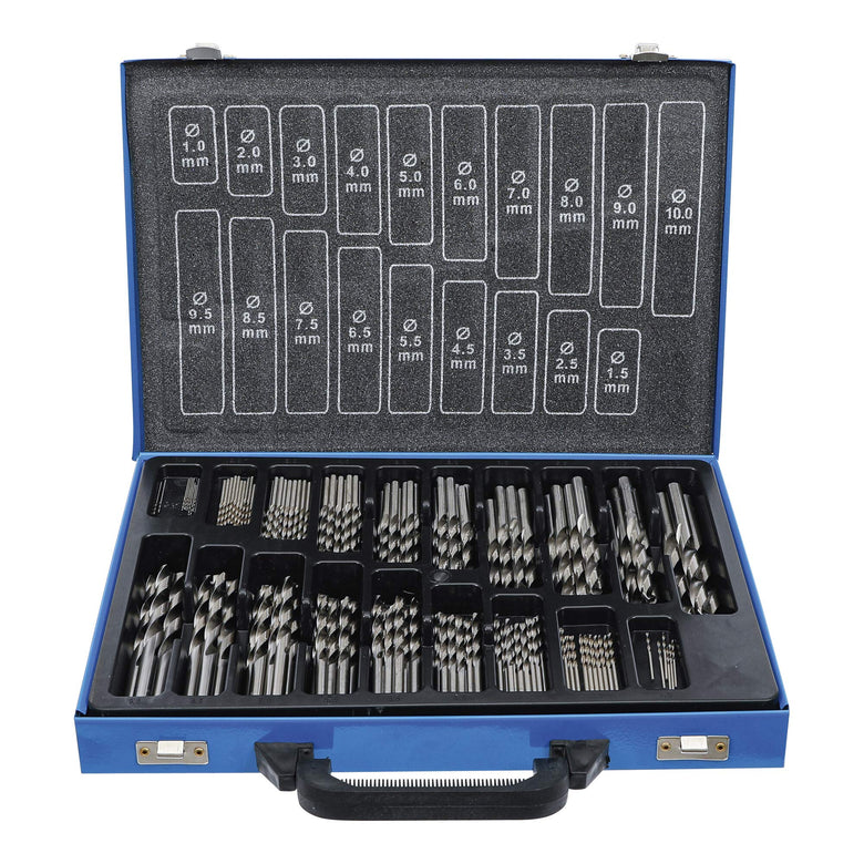 BGS Spiralbohrer-Satz HSS 1 - 10 mm, 170-tlg.