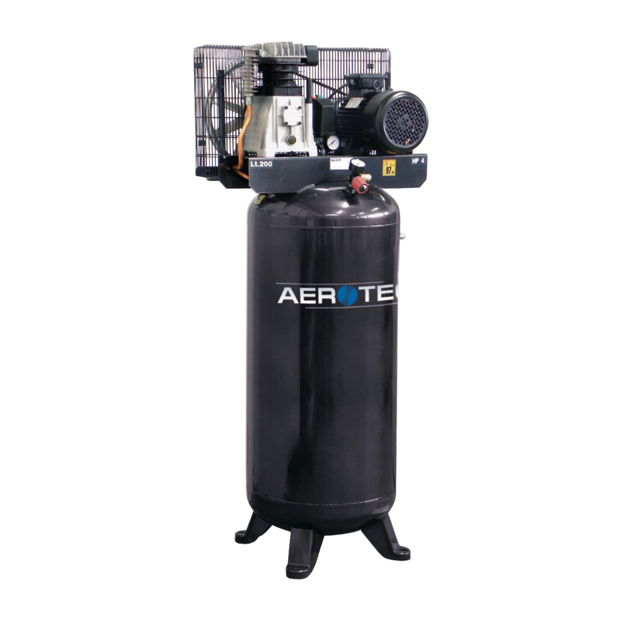 Aerotec Druckluft Kolben Kompressor kompakt 2 Zylinder stehend 400 V