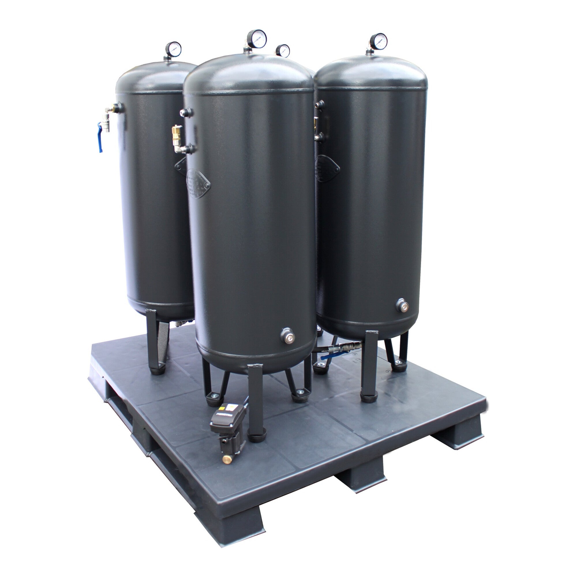 Aerotec Kesselbatterie 4 x 90L - 11 bar gepulvert