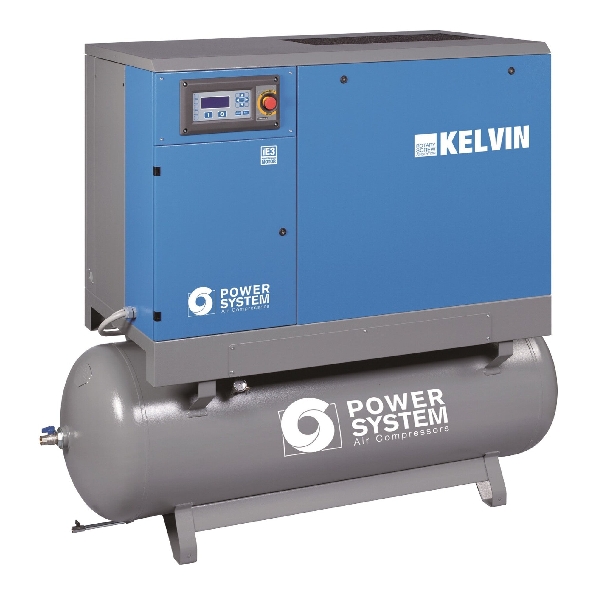 Aerotec Schraubenkompressor KELVIN 22-13 500L Tank mit Trockner