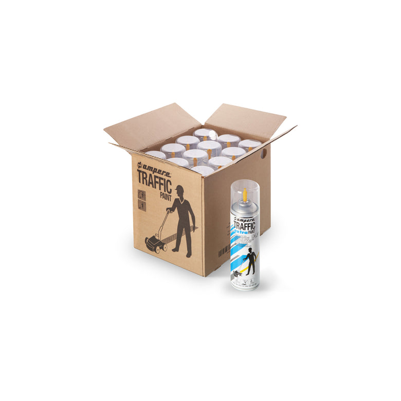 AMPERE TRAFFIC PAINT Bodenmarkierspray Traffic Extra 500ml gelb 12 Stk