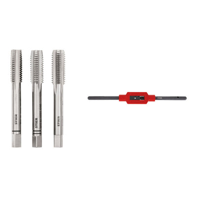 Set Stier STIER Handgewindebohrer Satz 3-tlg. DIN 352 HSS-G M 10 + STIER Windeisen DIN 1814 Nr. 2