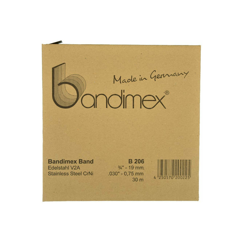 bandimex Stahlband V2A, 16mm-5/8", L 30m