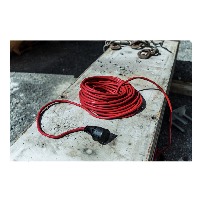 Baustellen-Verlängerungskabel IP44 25m rot H07RN-F 3G1,5
