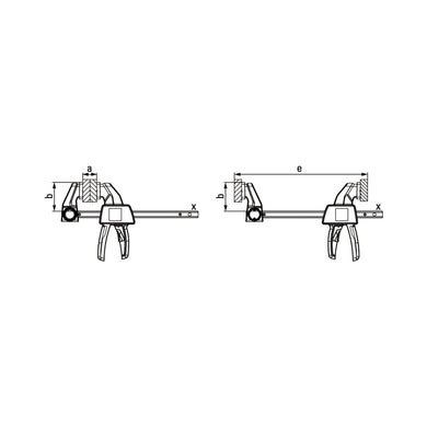Bessey Einhandzwinge EZL 600/80