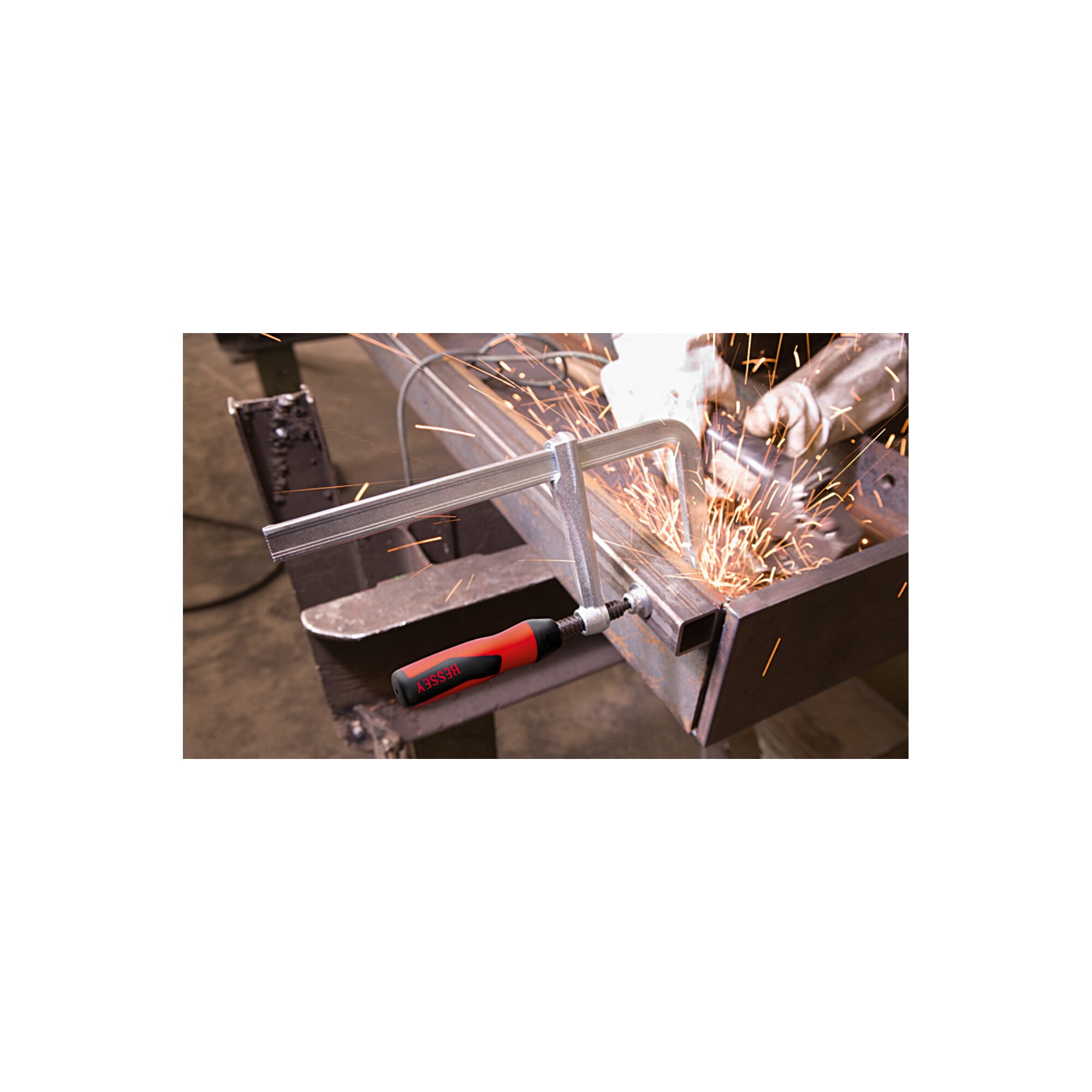 Bessey Ganzstahl-Schraubzwinge GZ-2K 120/60