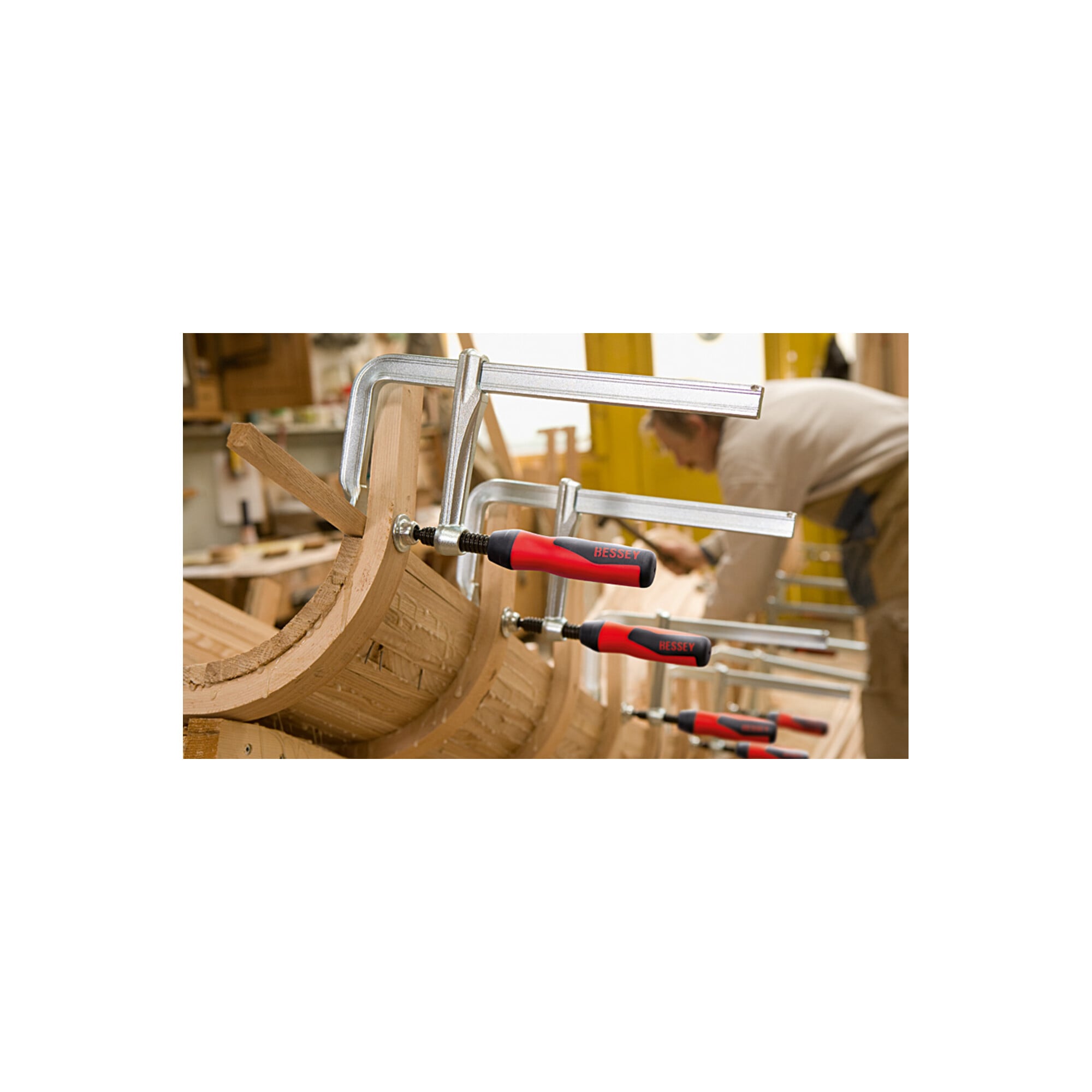 Bessey Ganzstahl-Schraubzwinge GZ-2K 300/140
