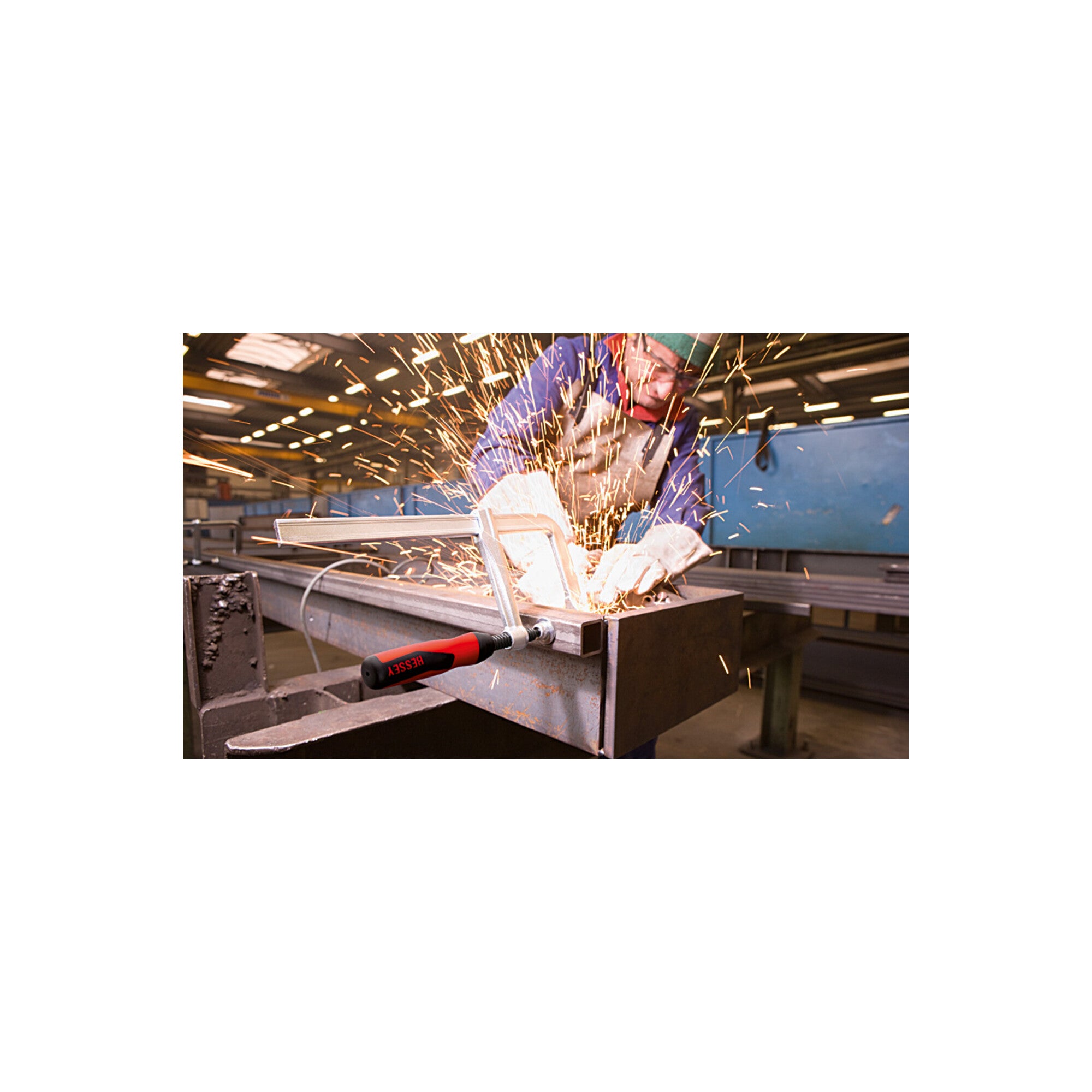 Bessey Ganzstahl-Schraubzwinge GZ-2K 300/140