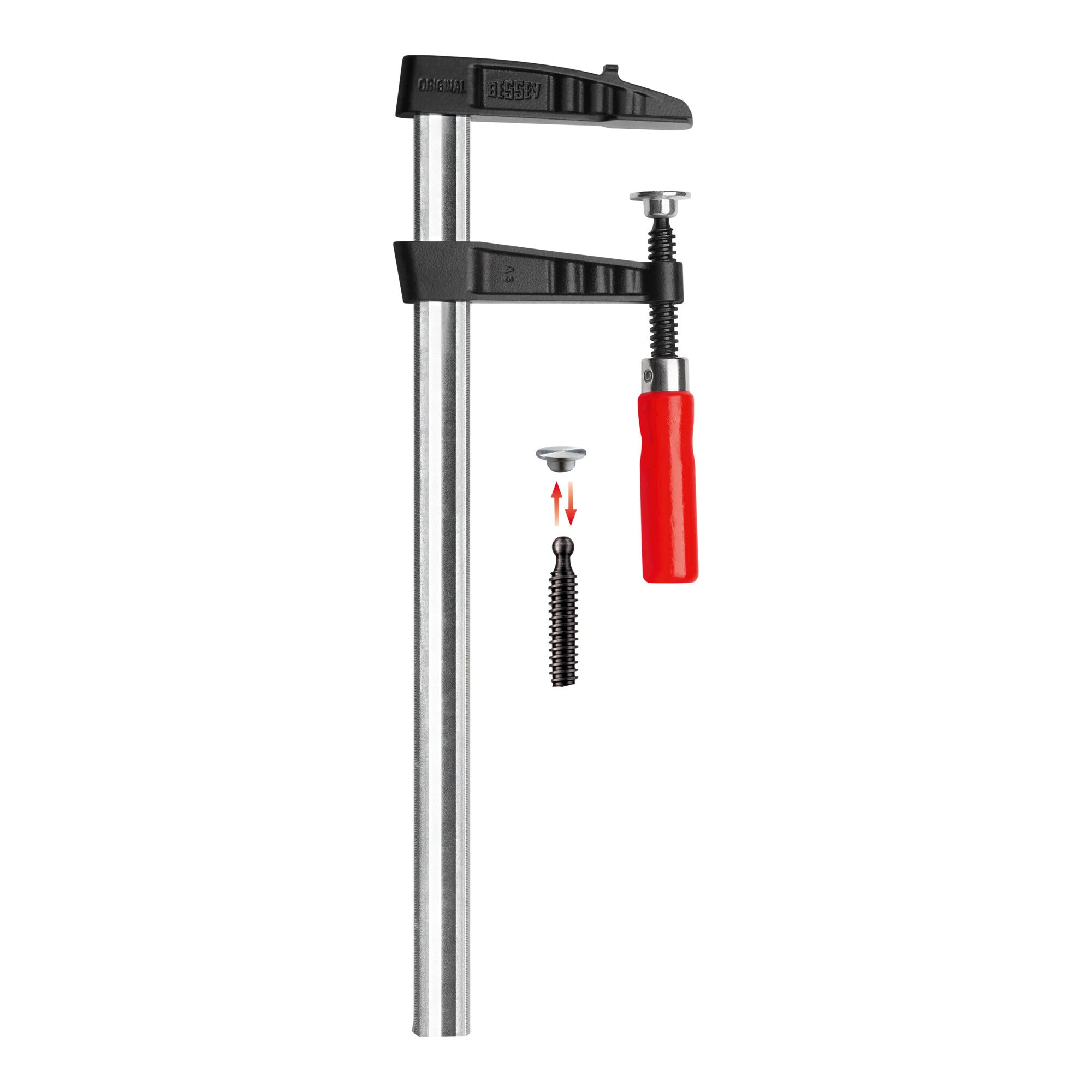 Bessey Temperguss-Schraubknecht TGK 2500/120
