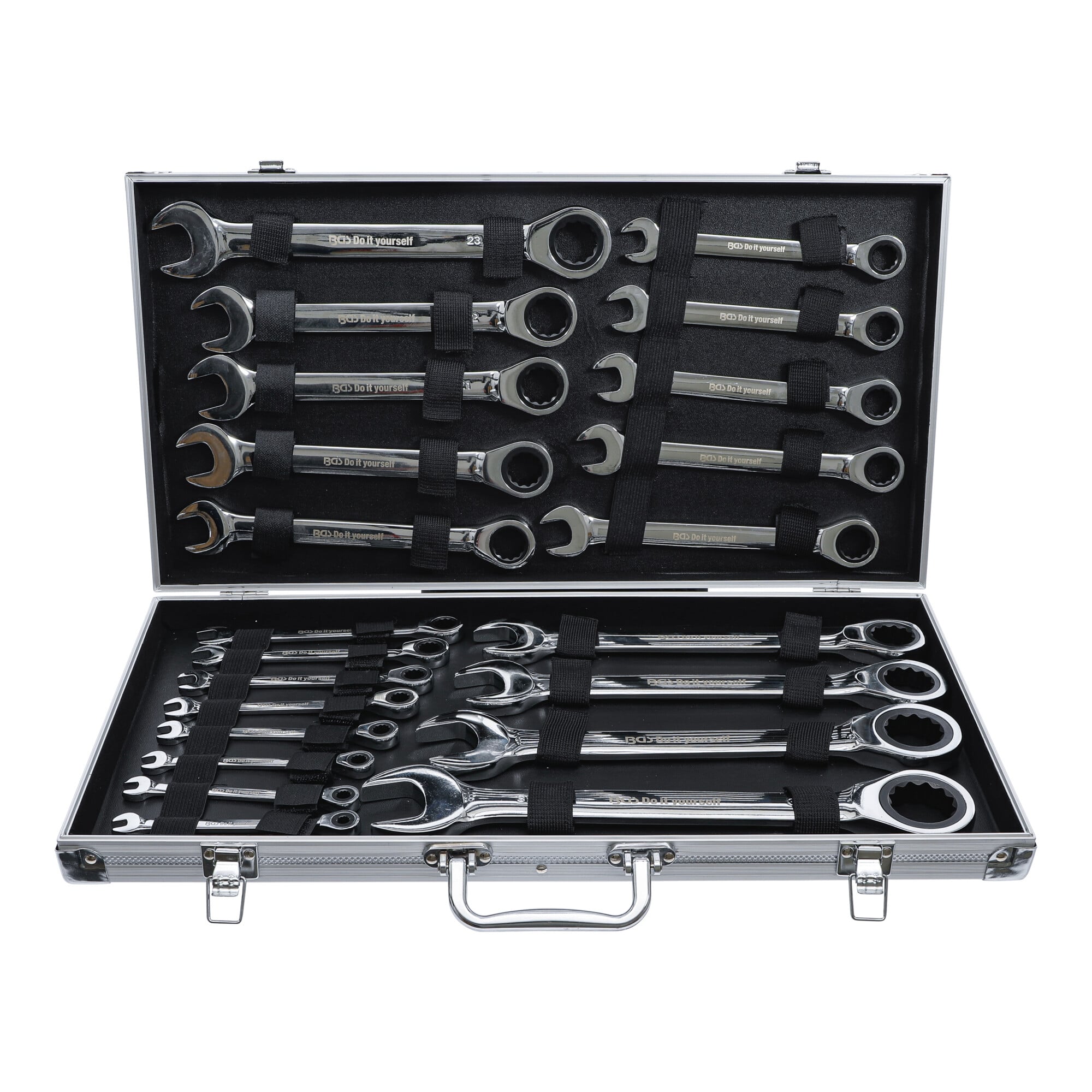 BGS Do it yourself Ratschenring-Maulschlüssel-Satz SW 6 - 32 mm 22-tlg.