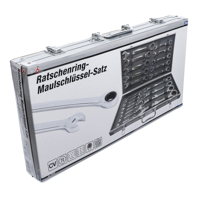 BGS Do it yourself Ratschenring-Maulschlüssel-Satz SW 6 - 32 mm 22-tlg.
