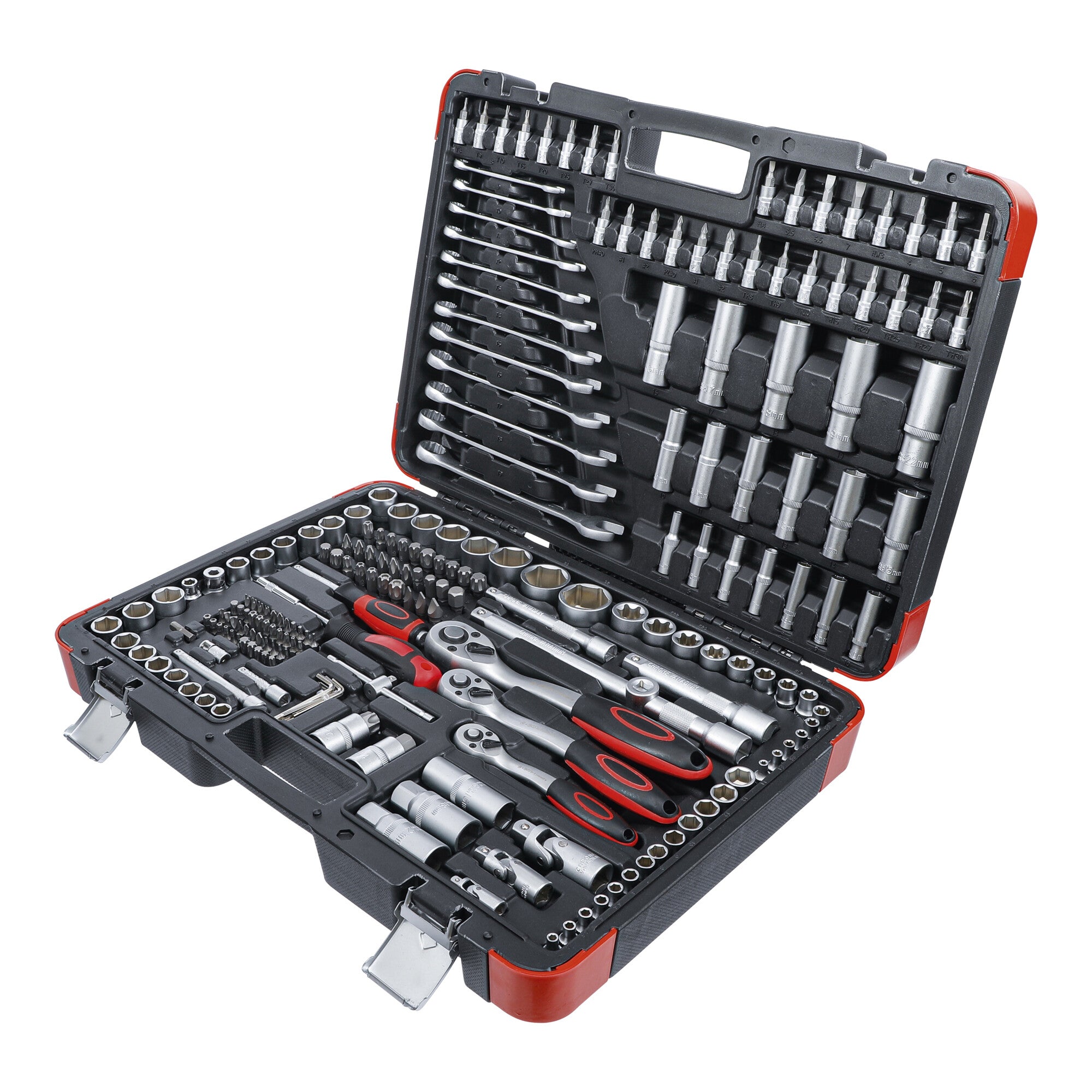 BGS Do it yourself Steckschlüssel-Satz Antrieb 6,3 mm / 10 mm / 12,5 mm 216-tlg.