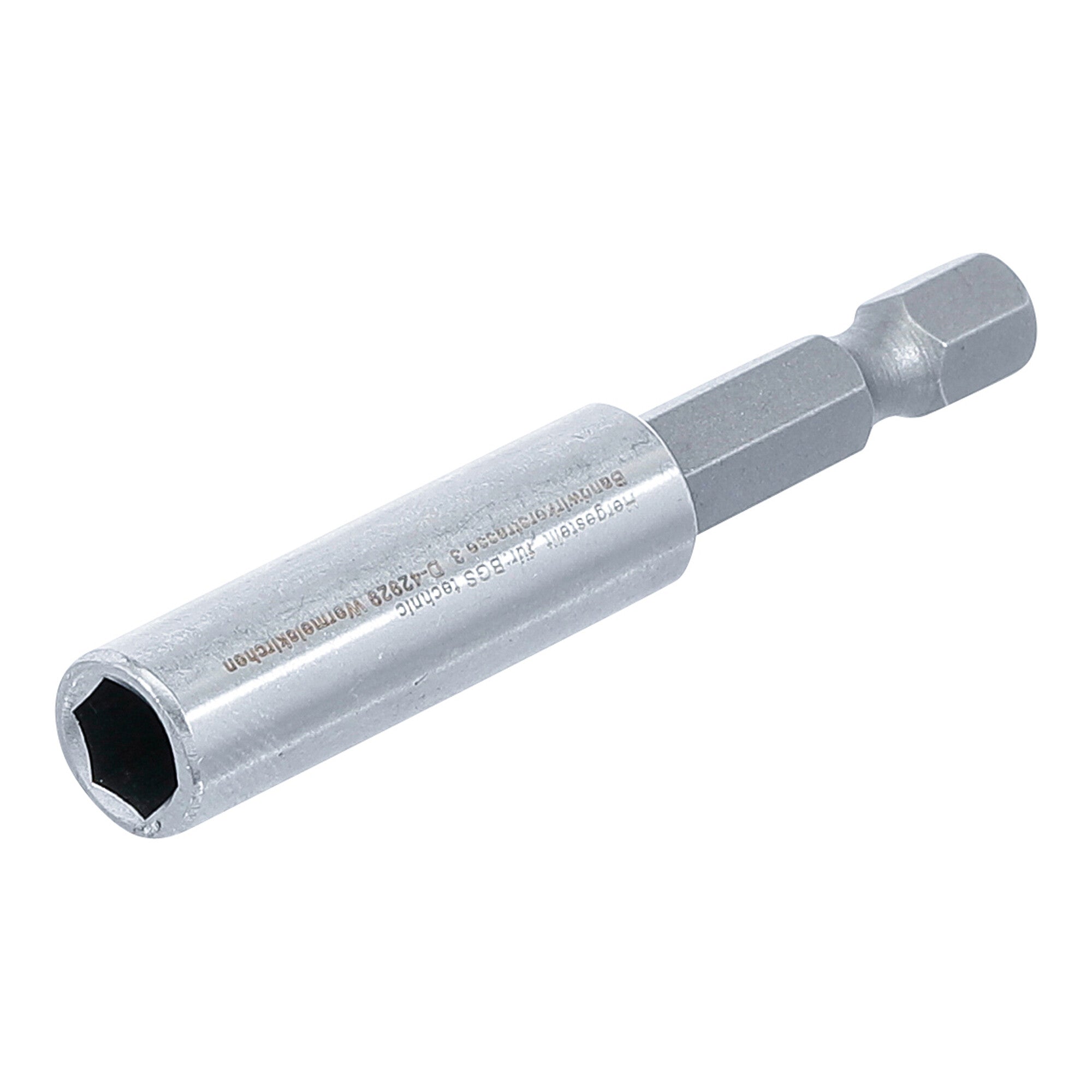BGS Magnetischer Bithalter, extra stark Abtrieb Außensechskant 6,3 mm 60 mm