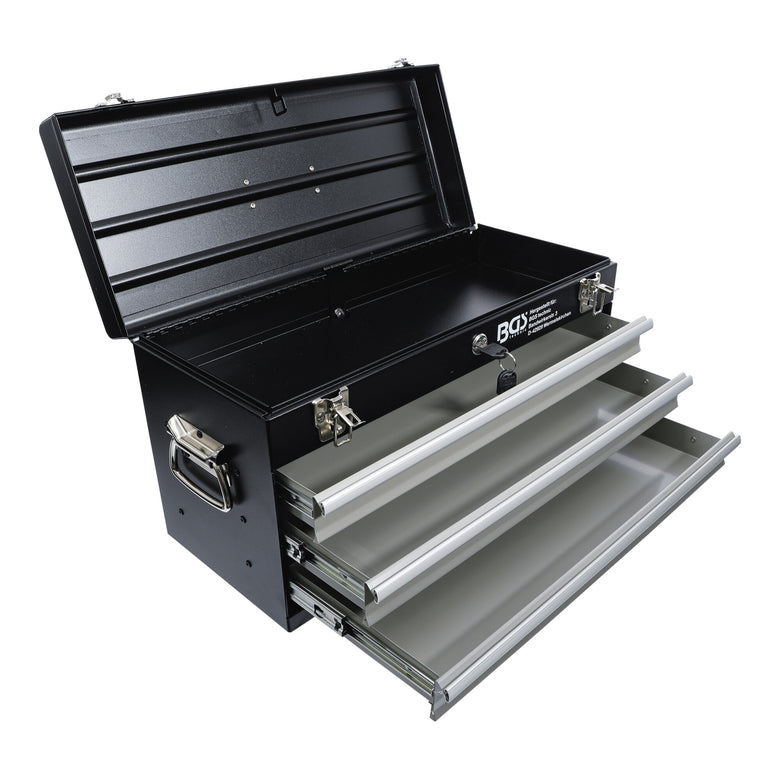 BGS Metall-Werkzeugkoffer, leer 3 Schubladen