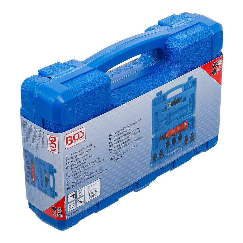 BGS Nietmutternaufsatz 6834, Metallausführung, M3 / M4 / M5 / M6 / M8 / M10