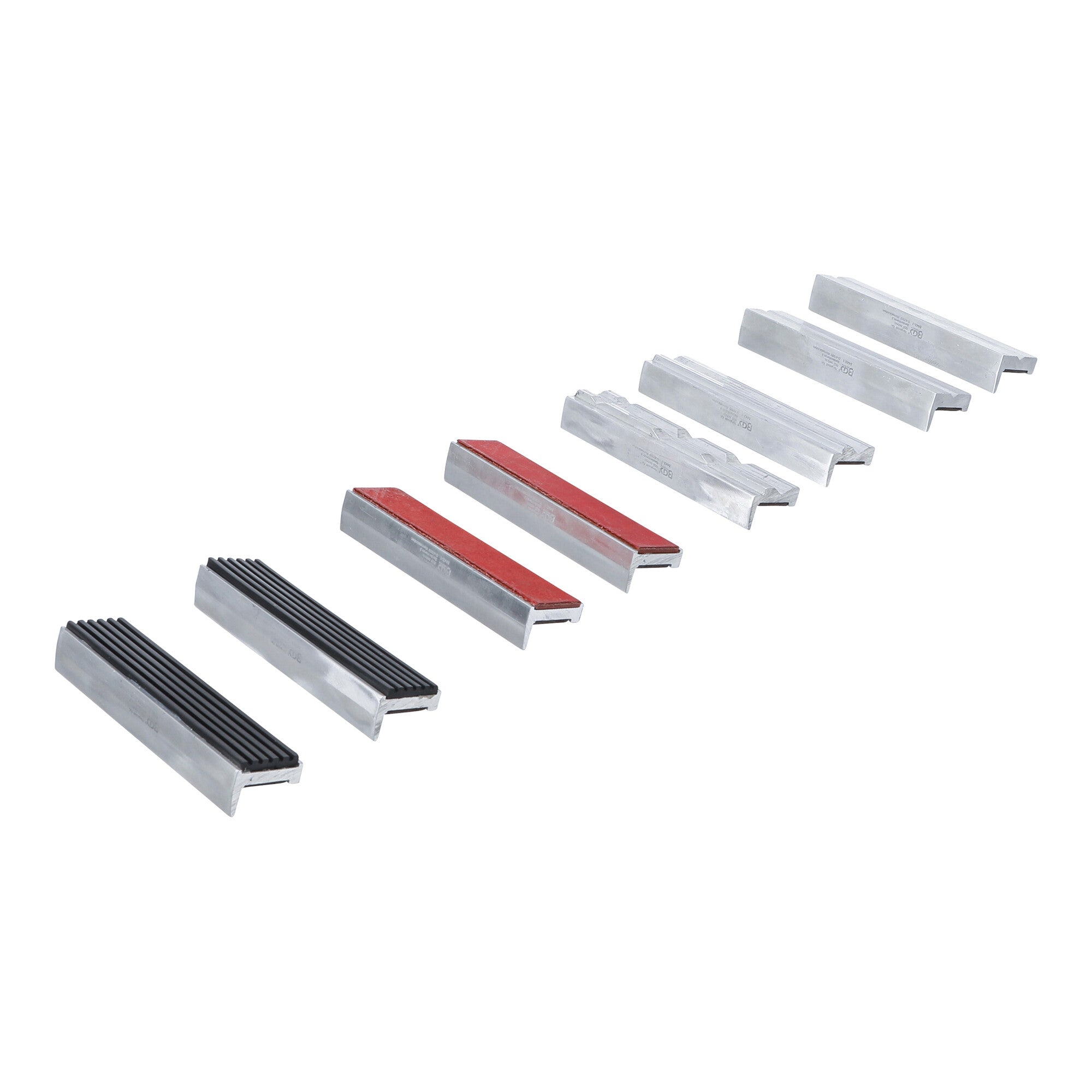BGS Schraubstock-Schutzbacken-Satz Aluminium 125 mm 8 teilig