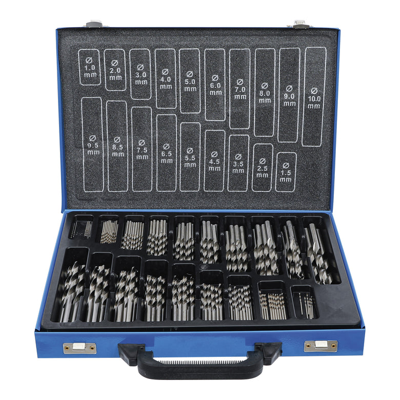 BGS Spiralbohrer-Satz HSS 1 - 10 mm, 170-tlg.