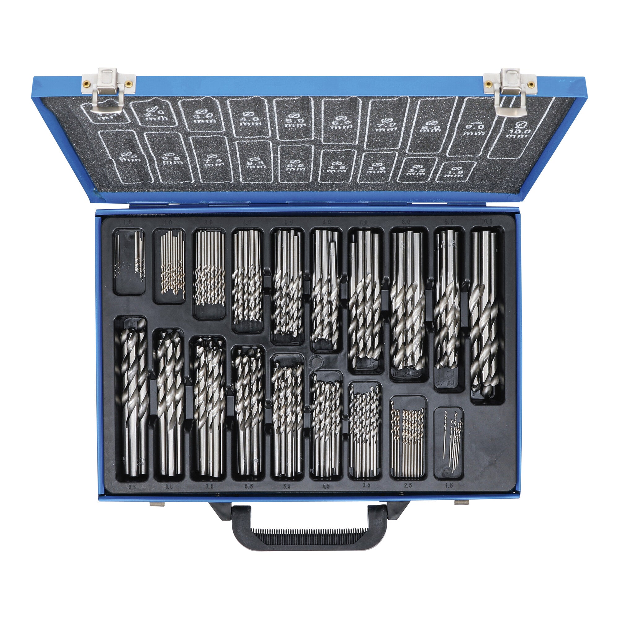 BGS Spiralbohrer-Satz HSS 1 - 10 mm, 170-tlg.