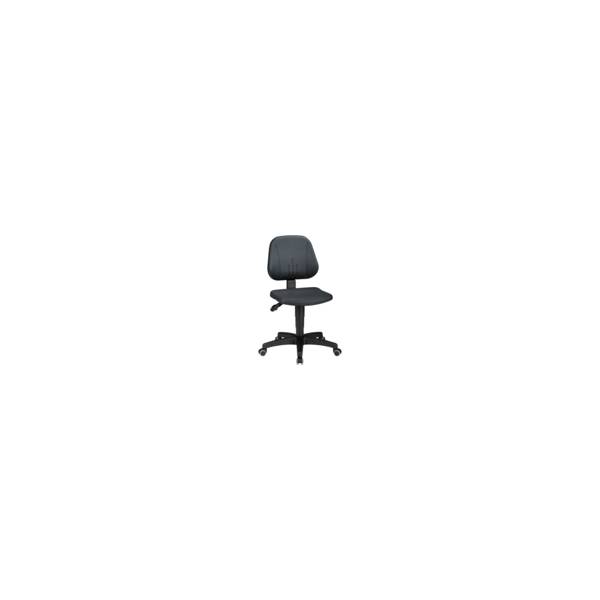 bimos Arbeitsdrehstuhl Unitec mit Rollen und PU-Schaum schwarz Sitzhöhe 440-620