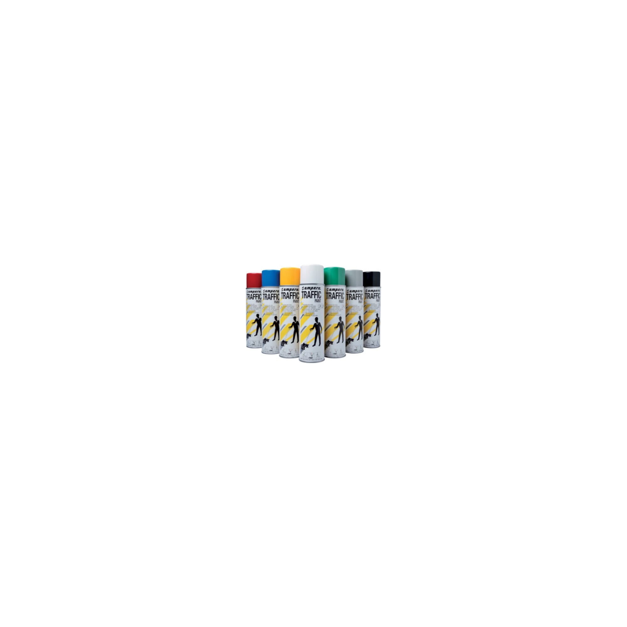 Bodenmarkierspray Traffic 2 500ml gelb 12 Stk