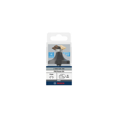Bosch Abrundfräser Standard for Wood 8 mm R1 15 mm L 22 mm G 66 mm