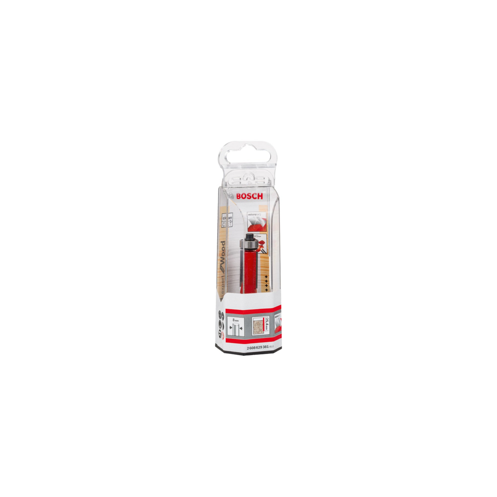 Bosch Bündigfräser Expert for Wood 8 mm D1 12,7 mm L 25,4 mm G 71,5 mm