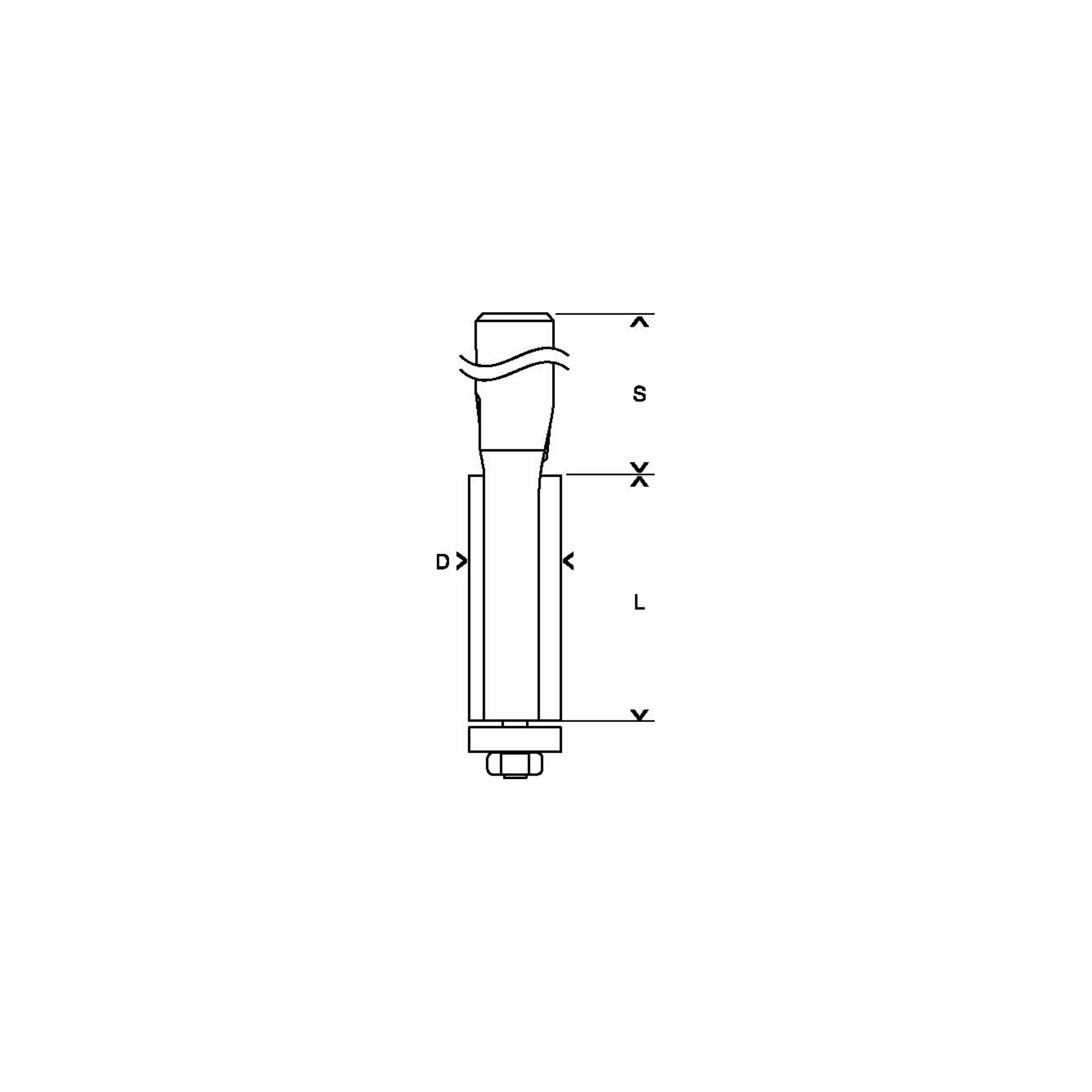 Bosch Bündigfräser Expert for Wood 8 mm D1 12,7 mm L 40 mm G 84 mm