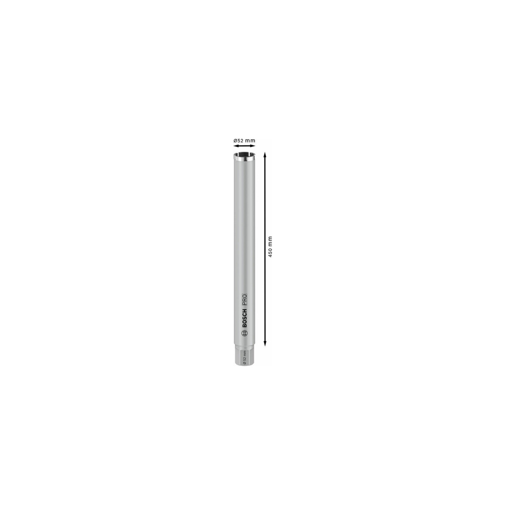 Bosch Diamantbohrkrone Standard for Concrete 1 1/4" UNC 52 mm 450 mm 5, 10 mm
