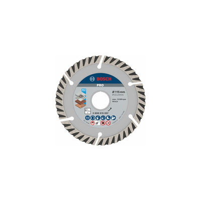 Bosch Diamanttrennscheibe Standard for Universal, 115 x 22,23 x 2 x 10 mm 10 Stk