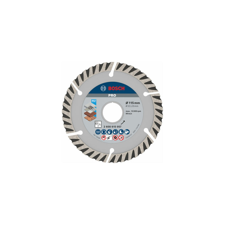 Bosch Diamanttrennscheibe Standard for Universal, 115 x 22,23 x 2 x 10 mm 10 Stk