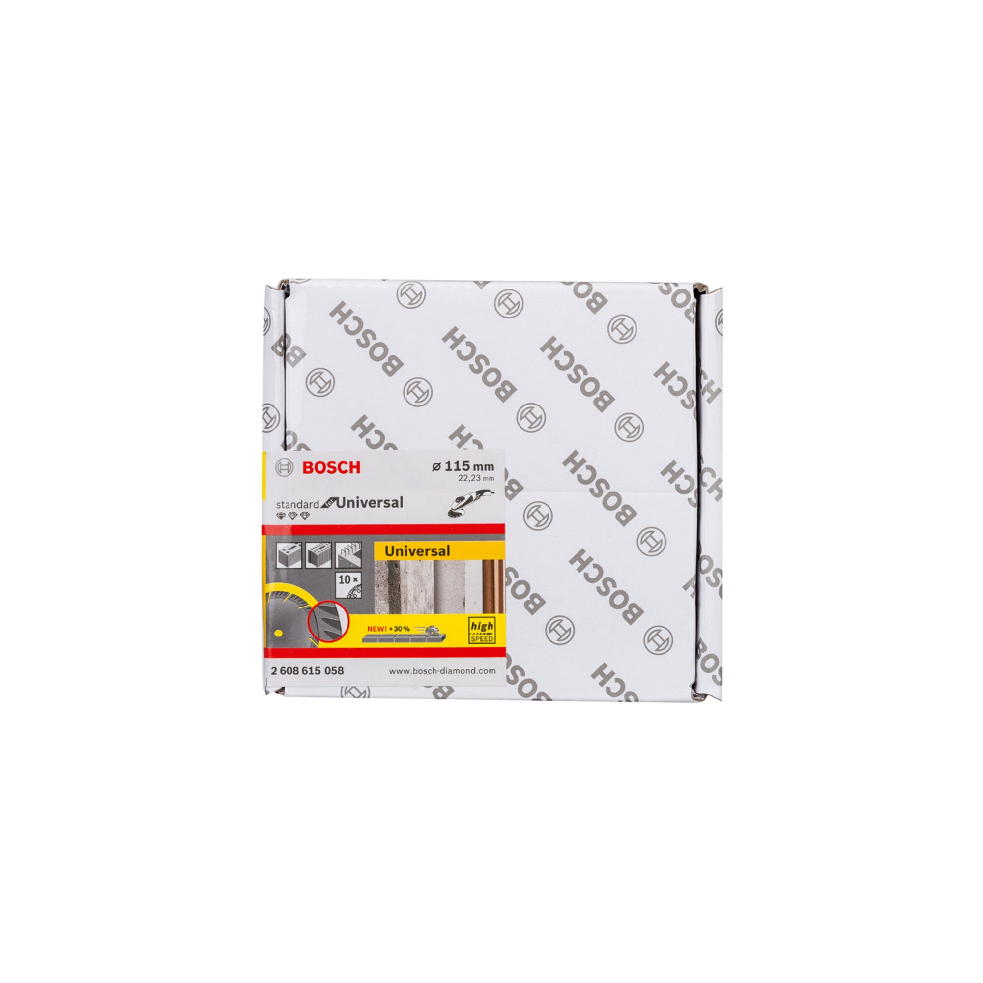 Bosch Diamanttrennscheibe Standard for Universal, 115 x 22,23 x 2 x 10 mm 10 Stk